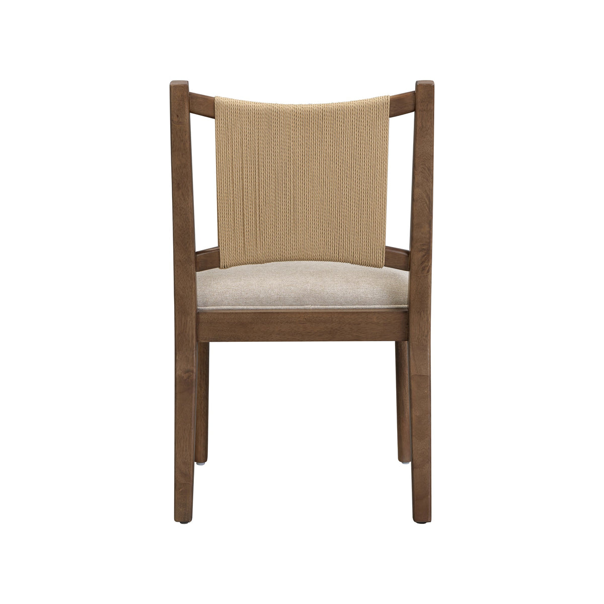 Arched Back Seagrass Dining Chair Medium Brown