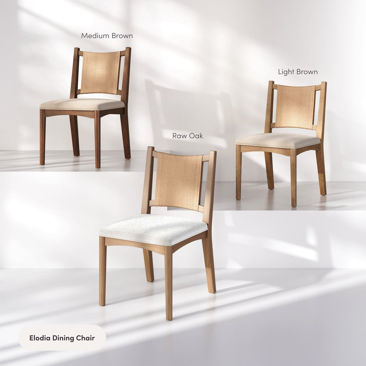 Arched Back Seagrass Dining Chair Light Brown
