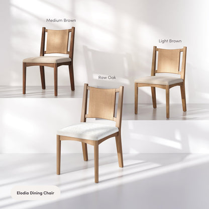 Arched Back Seagrass Dining Chair Light Brown